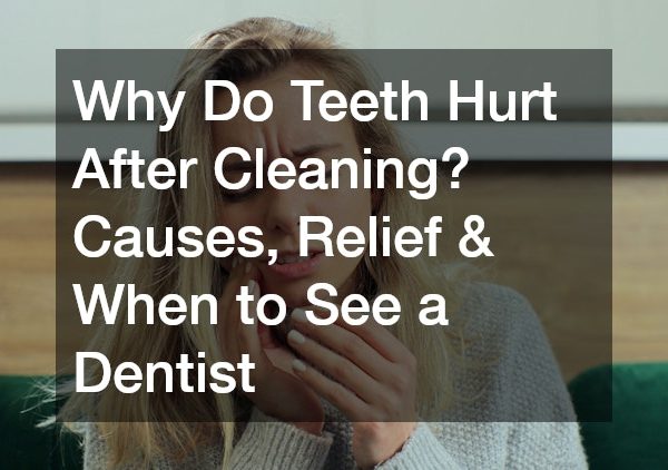 teeth hurt after cleaning